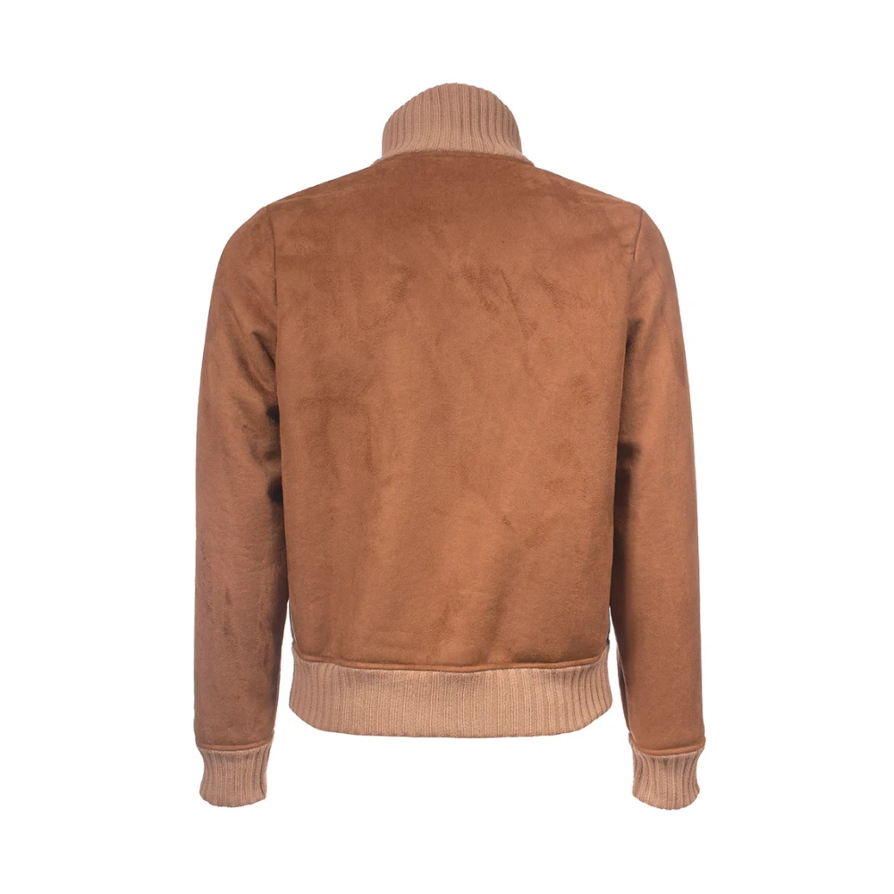 Gran Sasso Eco Shearling Jas met Geribbelde Manchetten Brown Heren