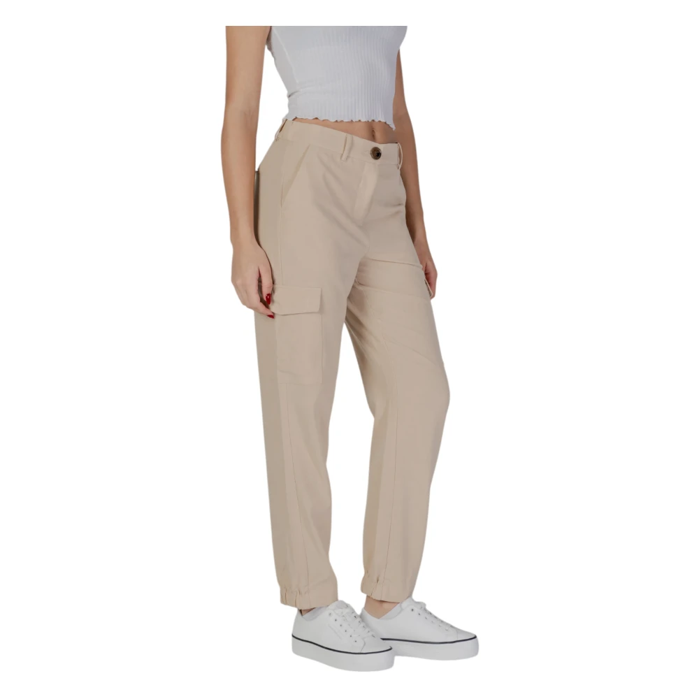 b.Young Lente Zomer Dames Broek Collectie Beige Dames