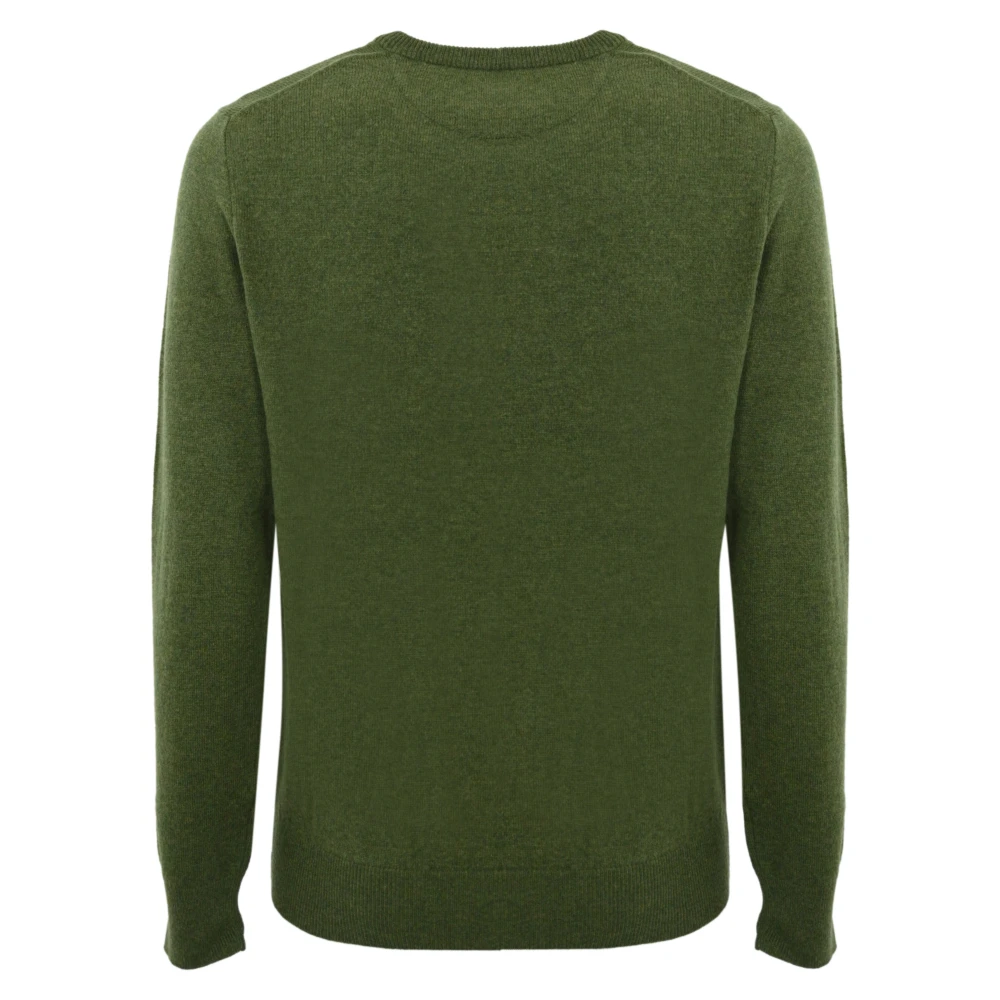 Polo Ralph Lauren Groene wollen trui lange mouw geborduurd Green Heren
