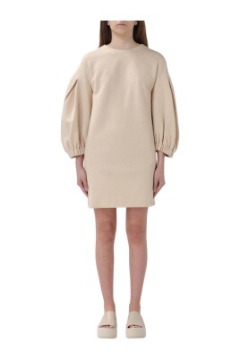 elegant-yellow-embossed-mini-dress