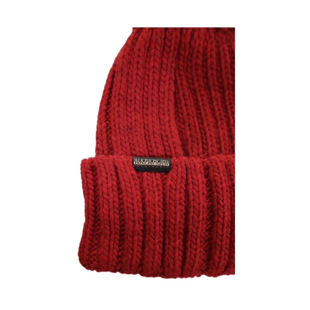 Napapijri Heren Acryl Hoed & Muts Red Heren