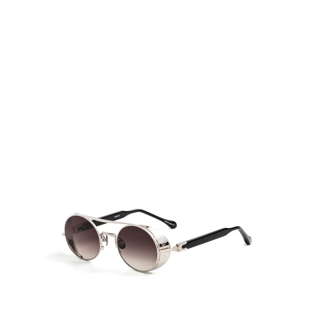 Matsuda Unisex Gray Sunglasses, 48 Mm, M3128 Pwblkt Sun Sunglasses