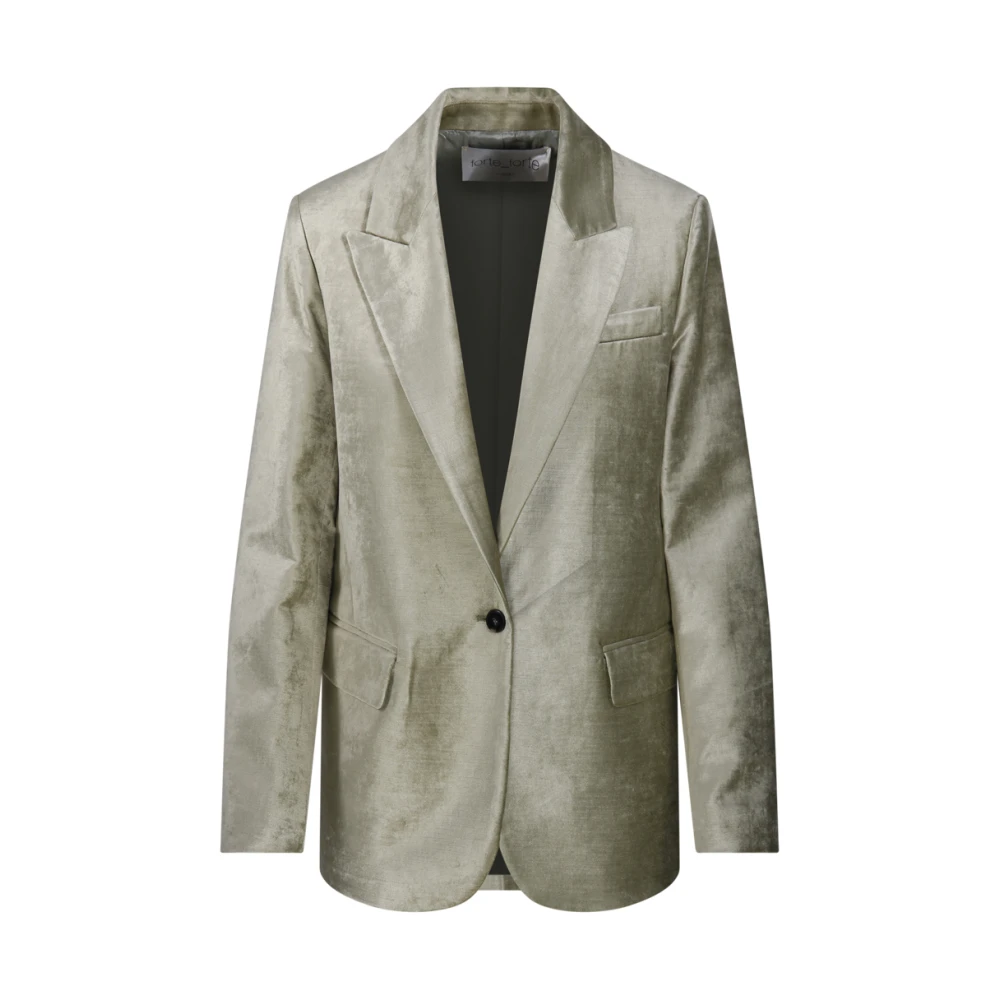 Forte Salvia Stretch Jas Beige Dames