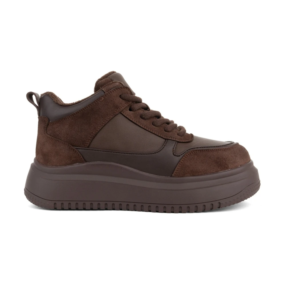 La Conte bruine casual gesloten vrijetijdsschoen Dames Schoenen