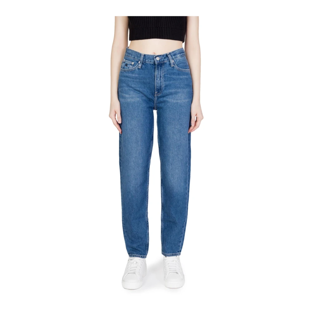 Calvin Klein Jeans Women's Blue Loose Fit Jeans Straight Leg - Loose Fit Jeans - W30 - Jeans