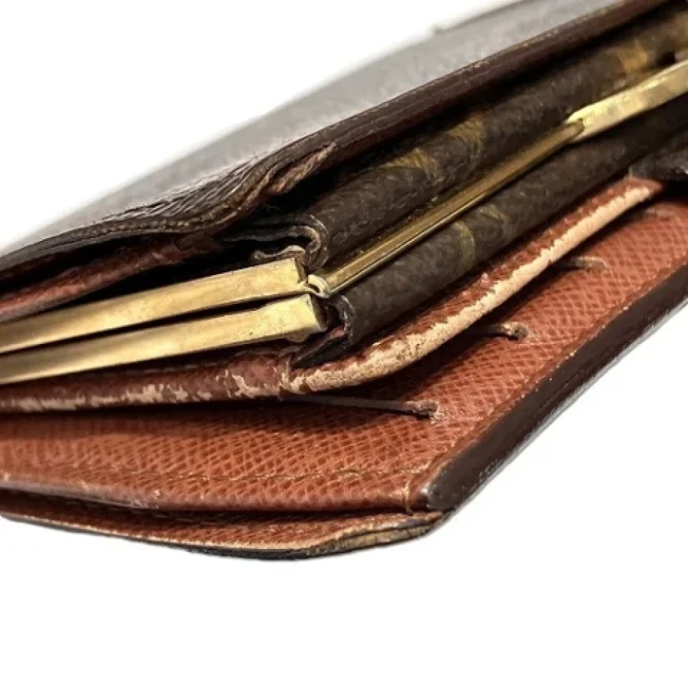 Louis Vuitton Vintage Pre-owned Canvas wallets Brown Dames