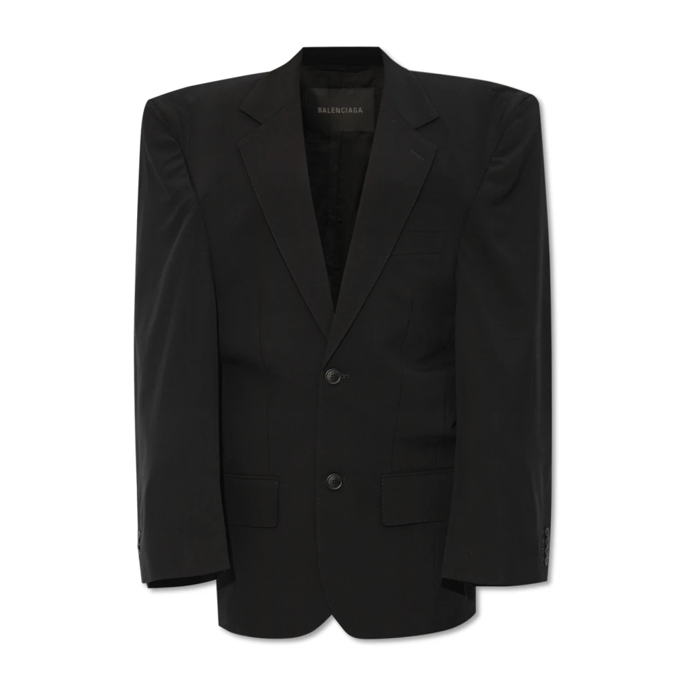 Balenciaga Wollen blazer Black Dames