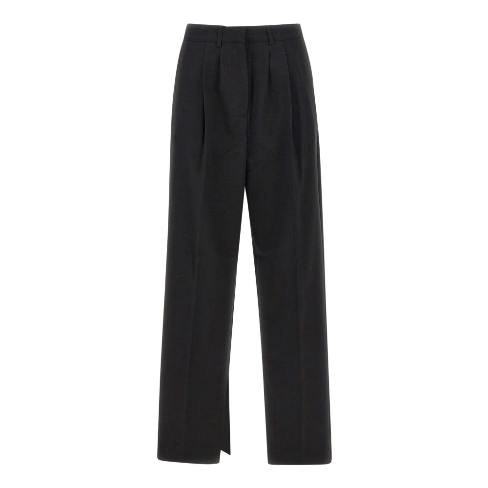 Birgitte Herskind Zwarte Crepe Broek Rupert Stijl Black Dames