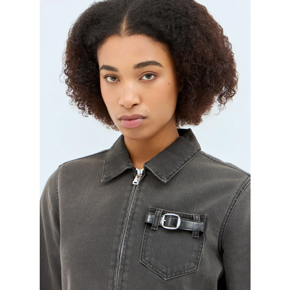 Coperni Denim Werkkleding Jas Gray Dames