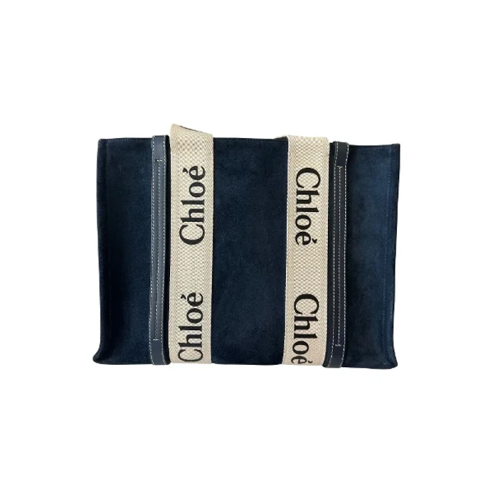 Chloé Pre-owned Suede totes Blue Dames