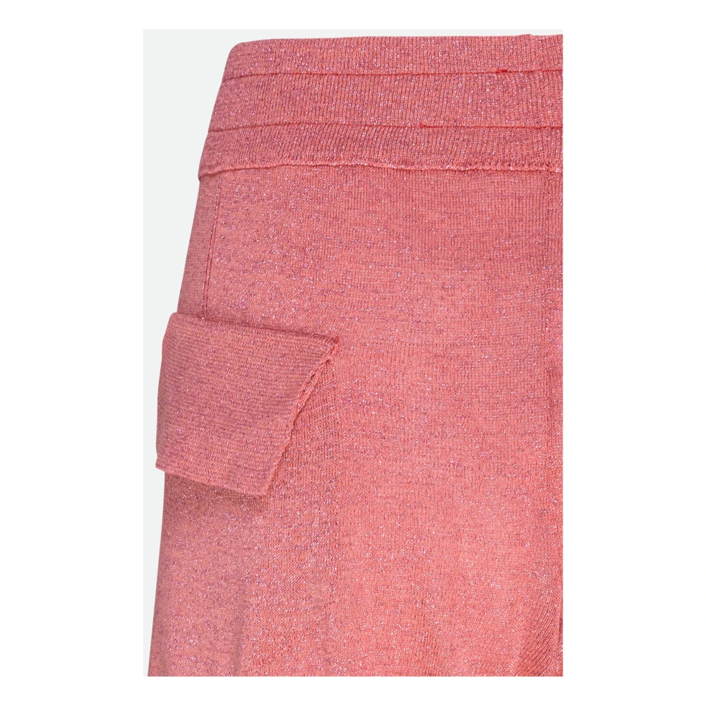 Circus Hotel Roze Cargo Broek met Lurex Pink Dames