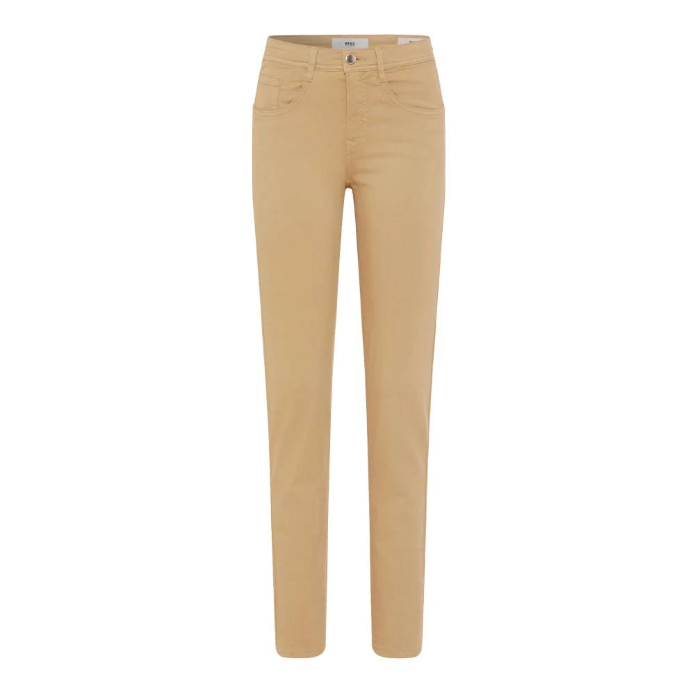BRAX Beige Mary Broek Klassieke Zakken Kwaliteit Beige Dames