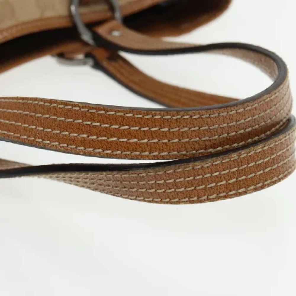 Gucci Vintage Pre-owned Canvas gucci-bags Brown Dames