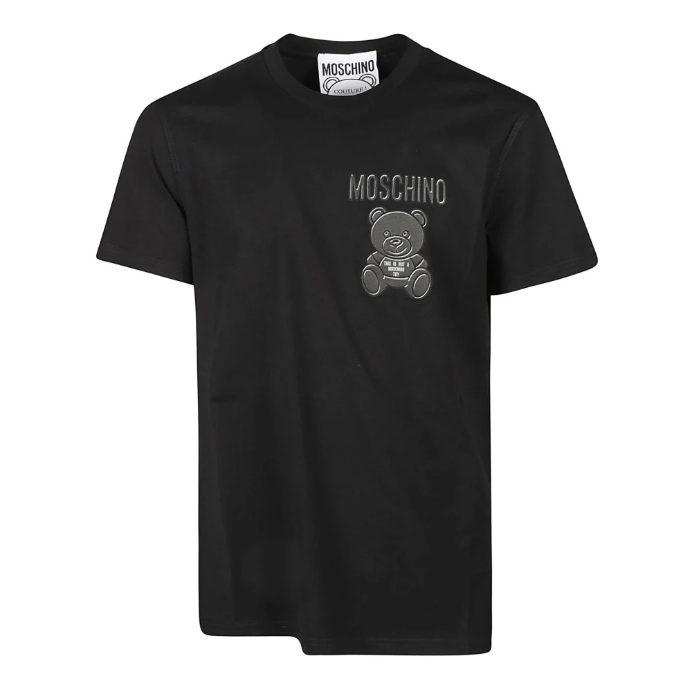 Moschino Speelse Teddy Bear T-Shirt Black Heren