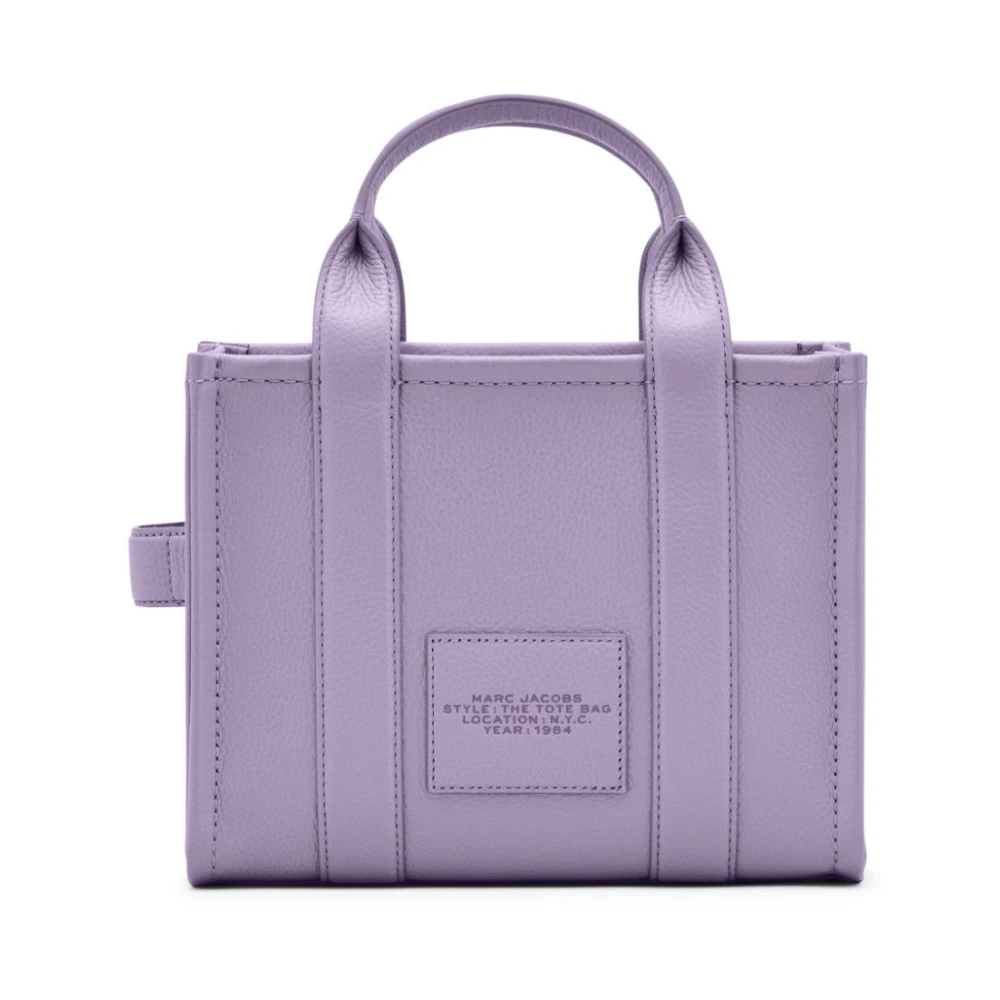 Marc Jacobs Paarse Leren Schoudertas Purple Dames