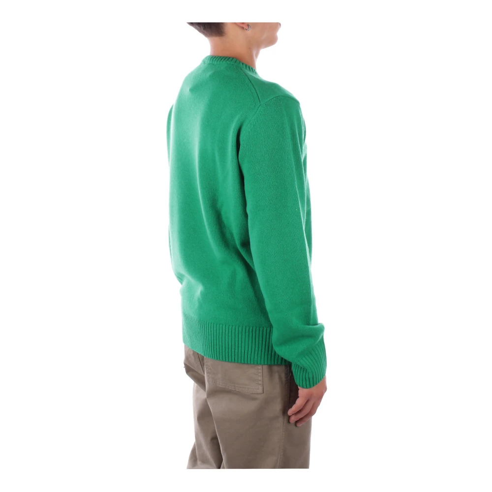 Lacoste Logo Front Sweaters Green Heren