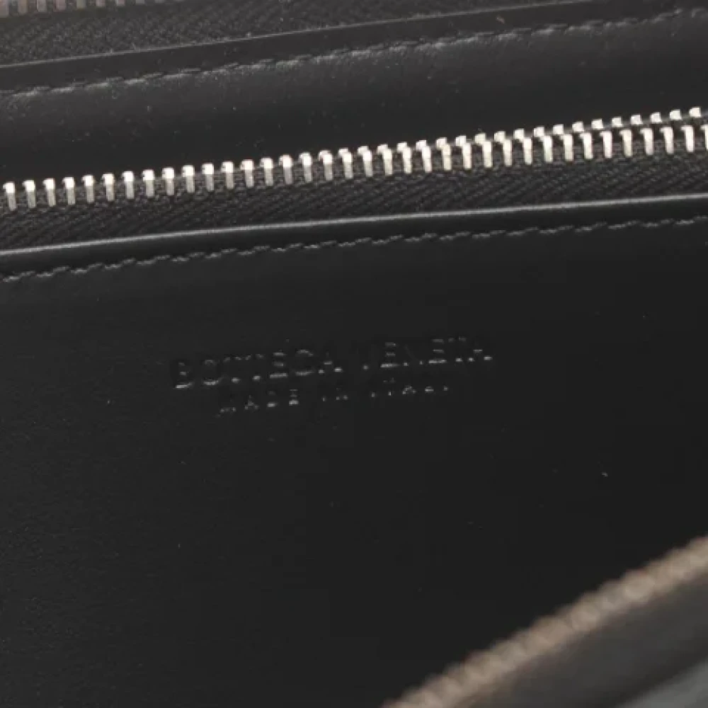 Bottega Veneta Vintage Pre-owned Leather wallets Black Heren