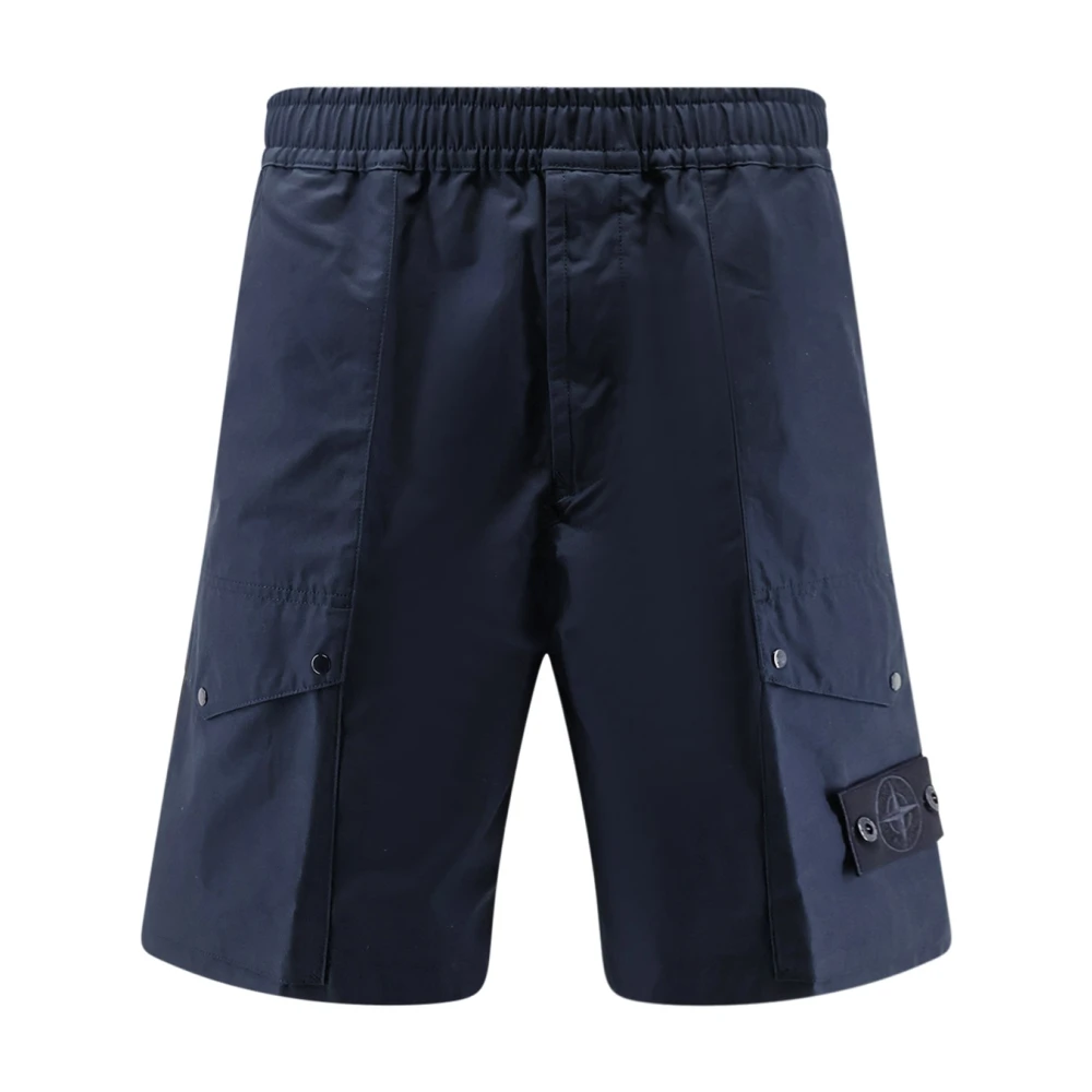 Stone Island Men's Blue Casual Shorts, W30, Shorts