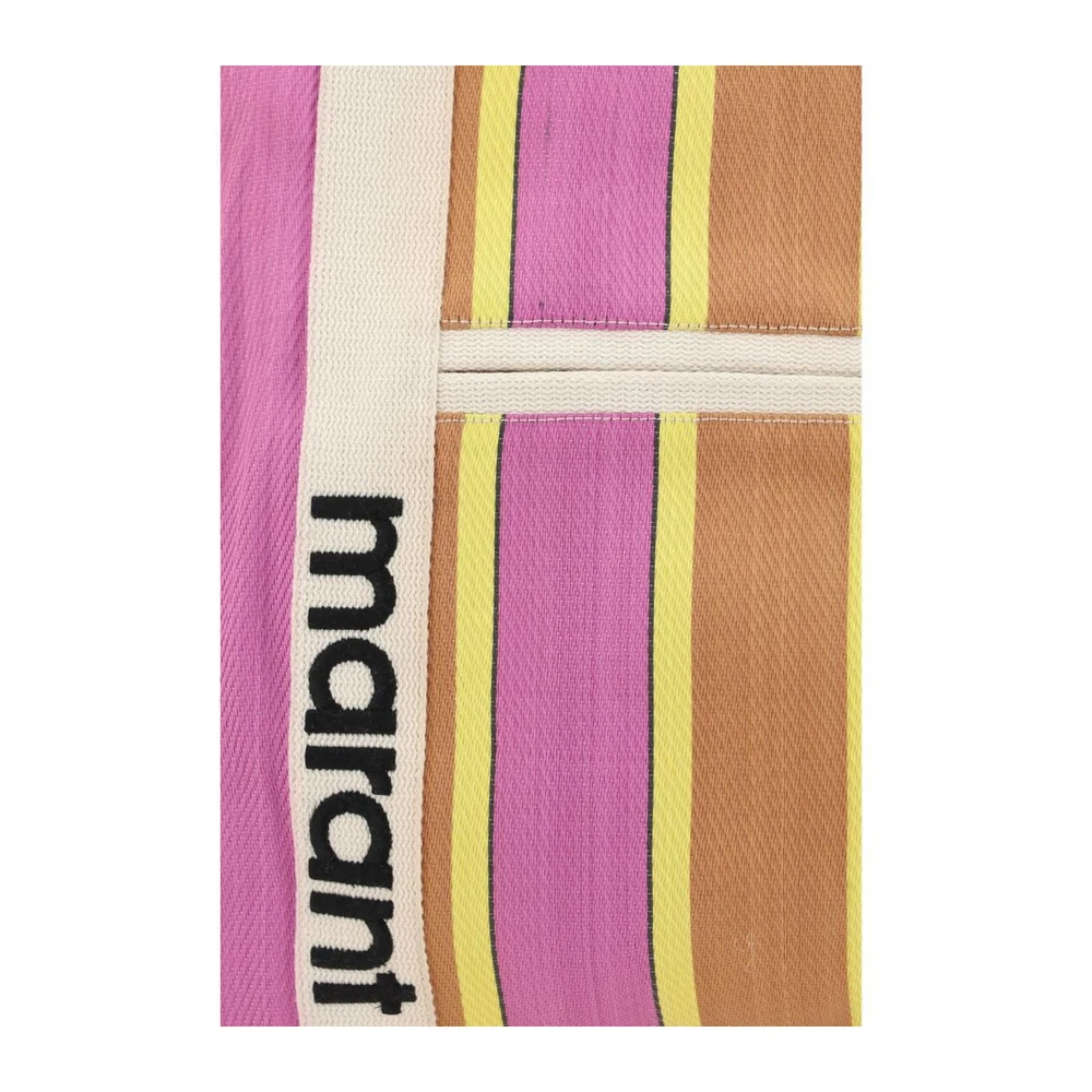Isabel marant Gestreepte Monogram Schoudertas Multicolor Dames