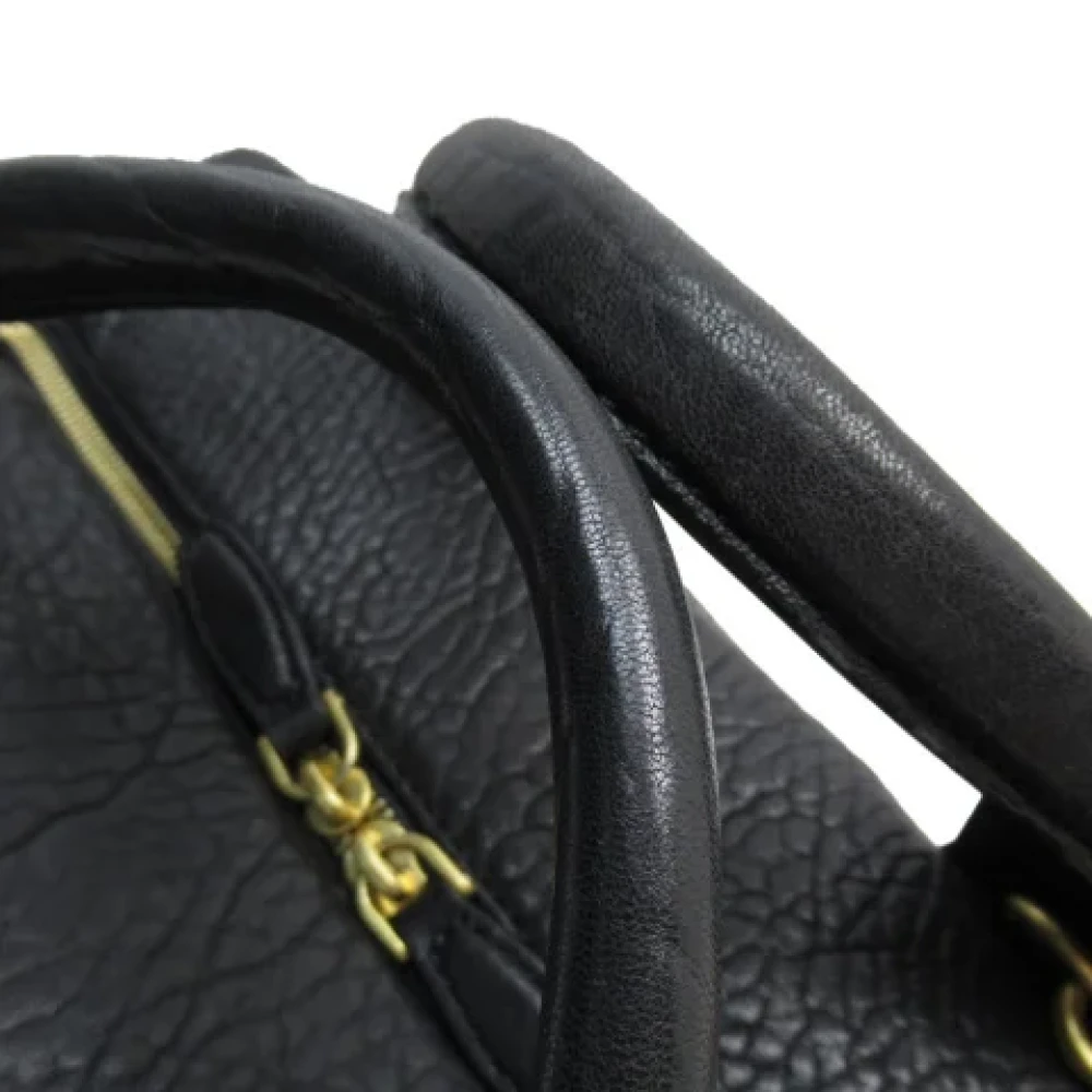 MCM Pre-owned Leather handbags Black Dames