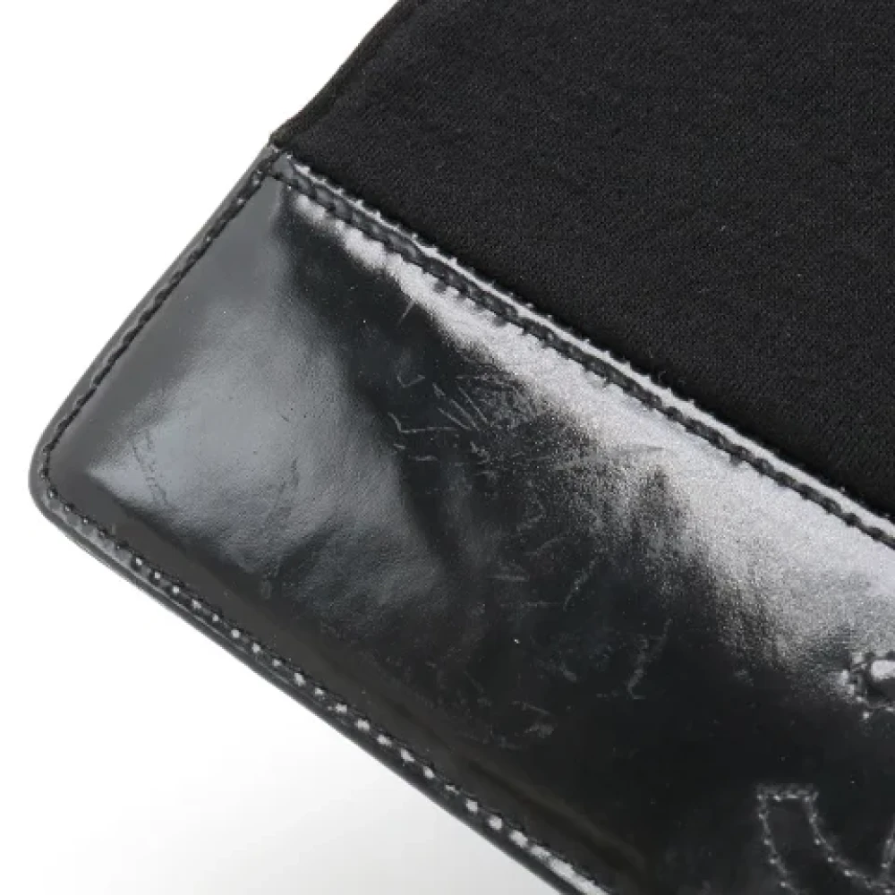 Chanel Vintage Pre-owned Canvas chanel-bags Black Dames