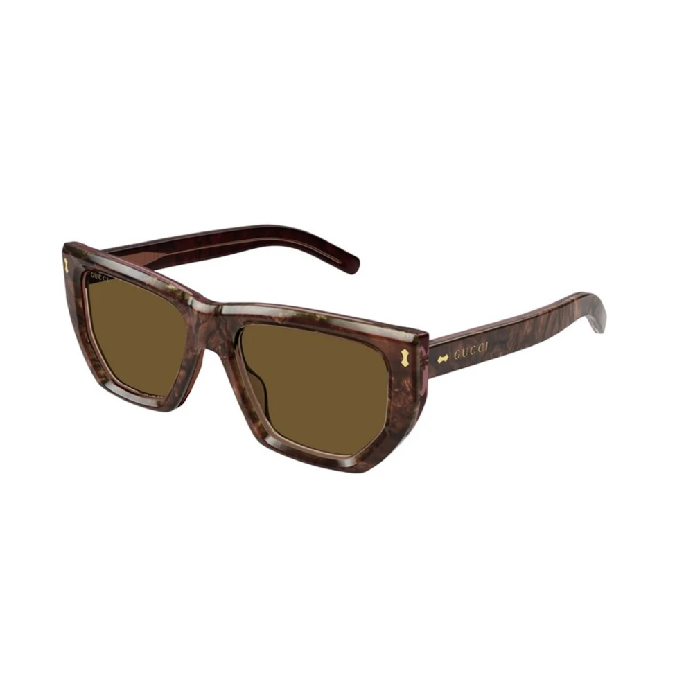 Gucci Unisex Brown Sunglasses, 53 Mm, Pink Sunglasses Gg1520s Model
