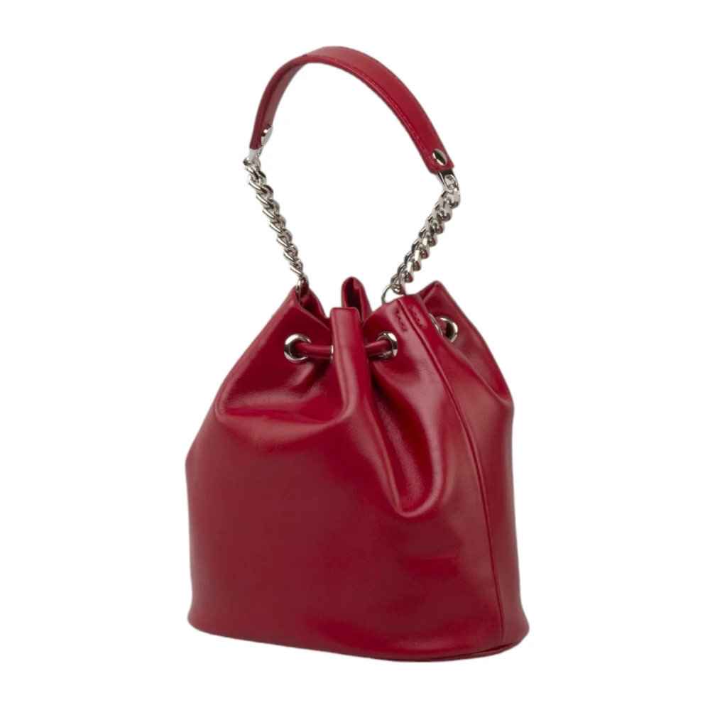 Orciani Rode Mini Bucket Bag Nest Stijl Red Dames