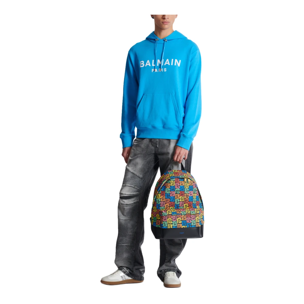 Balmain Multicolor PB Labyrinth canvas rugzak Multicolor Heren