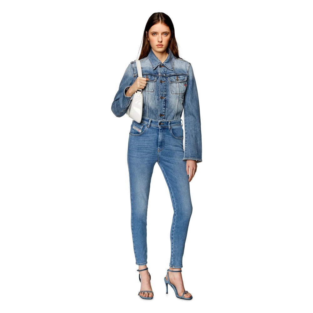 Diesel Super skinny Jeans 1984 Slandy-High Blue Dames
