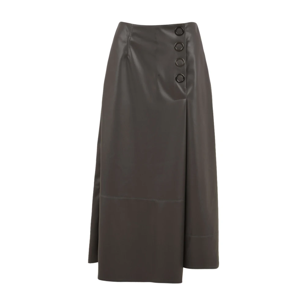 Beatrice .B Women's Brown Midi Skirts, S, Donna Skirts Model 24Fa5871 Met