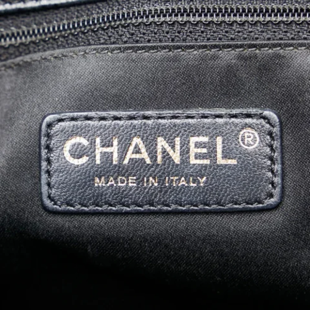 Chanel Vintage Pre-owned Leather shoulder-bags Black Dames