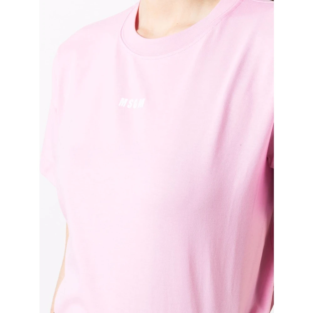 Msgm Roze T-shirts en Polos Pink Dames