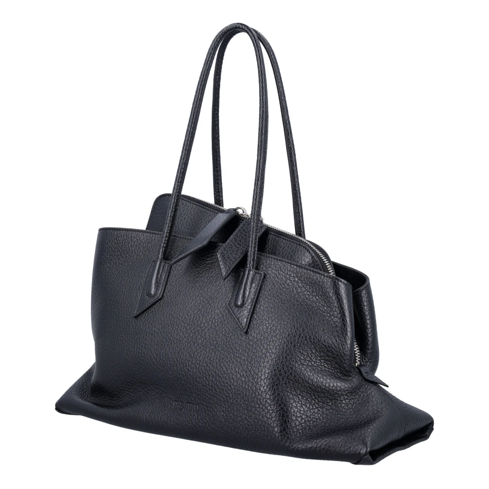 The Attico Zwarte Korrelleer Top Handtas Black Dames