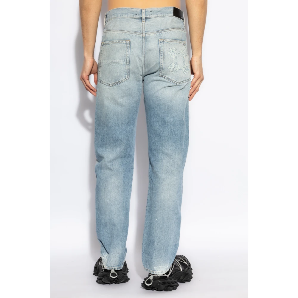 Amiri Jeans met vintage-effect Blue Heren