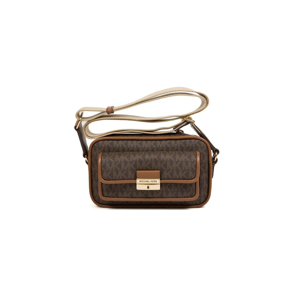 Michael Kors , Cross Body Bags, Female, Brown, One Size, Bradshaw Extra-Small Pocket Camera Crossbody