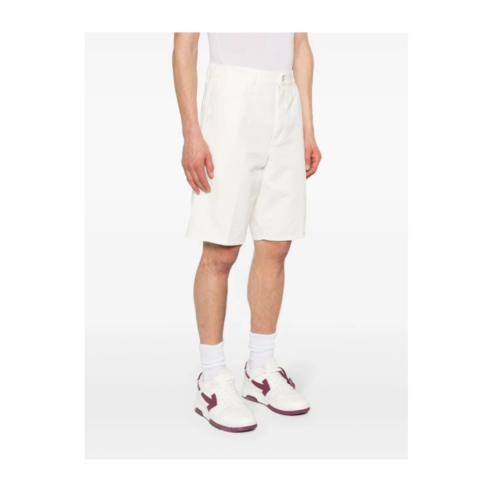 Carhartt WIP Knie Shorts voor een stijlvolle look White Heren