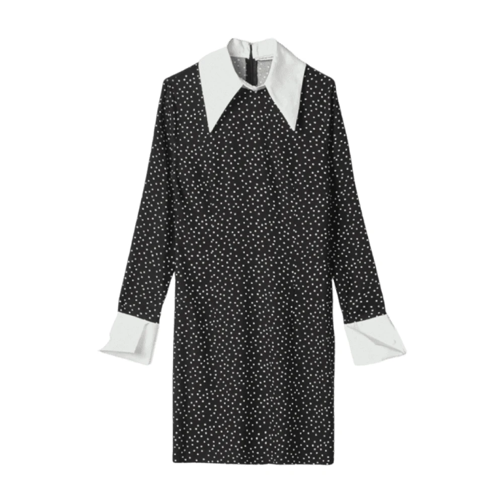 Mar De Margaritas Zwarte stippenjurk Black Dames