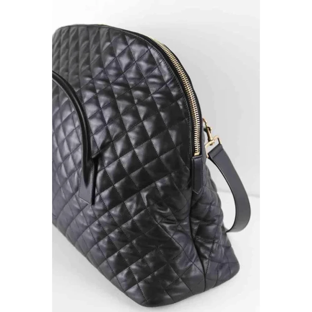 Saint Laurent Vintage Pre-owned Leather travel-bags Black Dames
