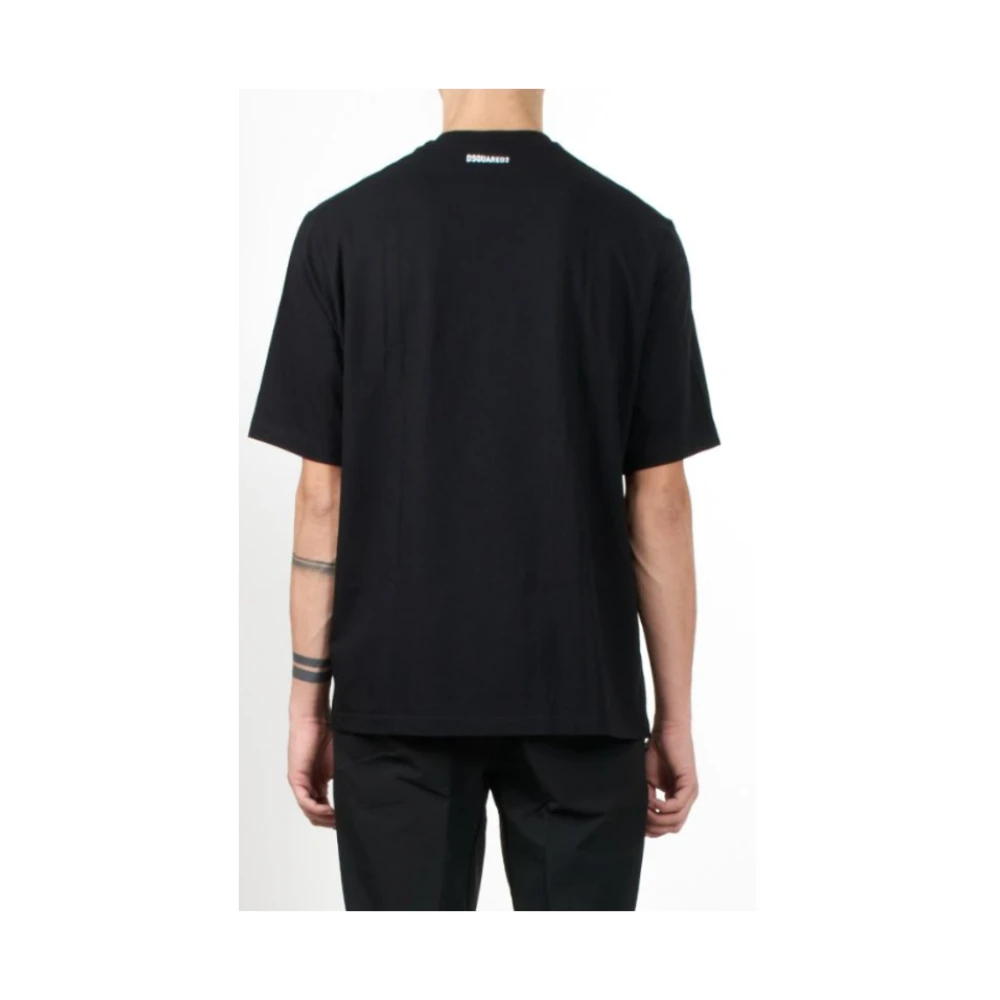Dsquared2 Heren Ronde Hals T-Shirt Black Heren