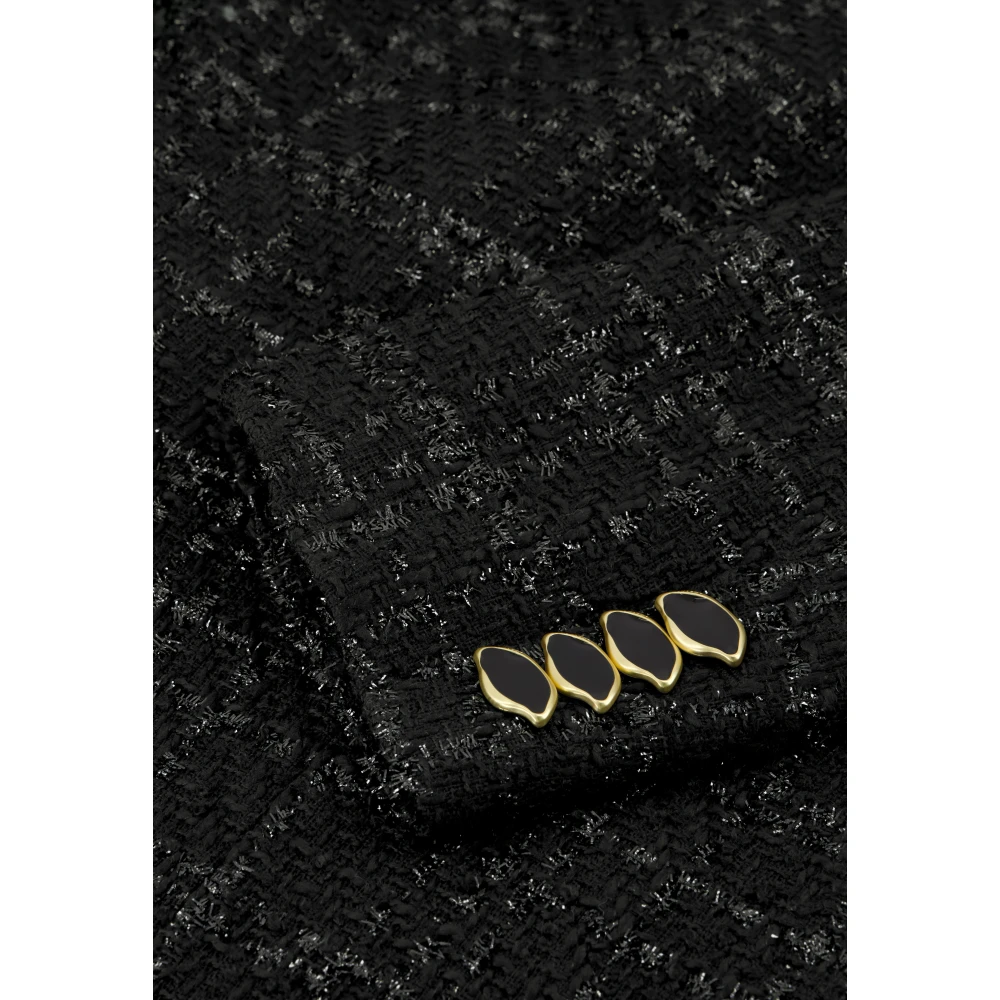 Fabienne Chapot Cher Tweed Blazer Black Dames