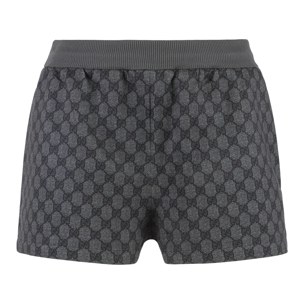 Gucci Women's Black Cotton Blend Shorts - Short Shorts - S - Shorts