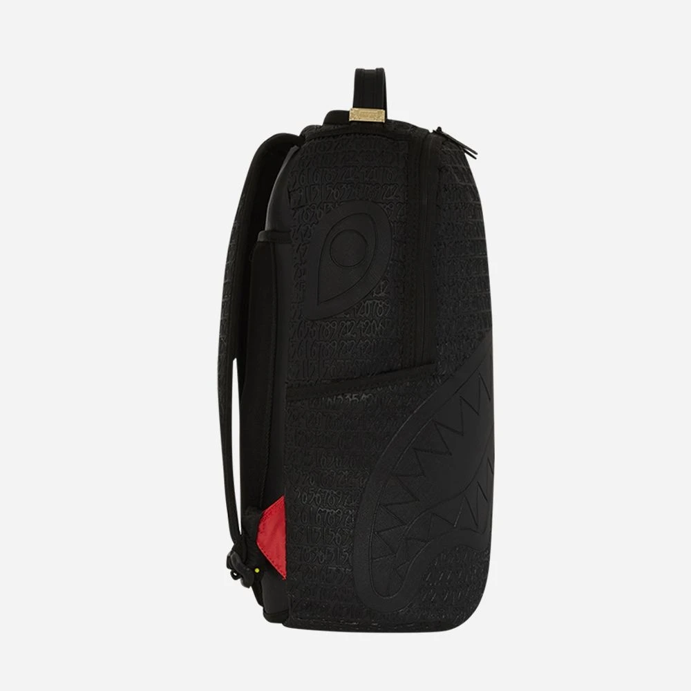 Sprayground Monochrome Rugzak met Voor- en Zijvakken Black Unisex