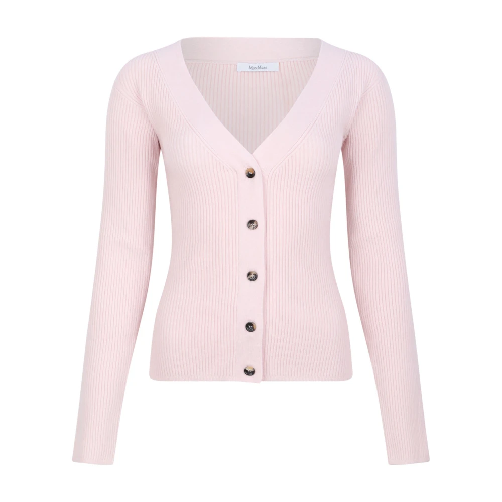 Max Mara Women's Pink Mxmgioiosa Jumper - Cardigans - M - Knitwear