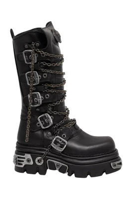 Chain Wrap Buckle Boot