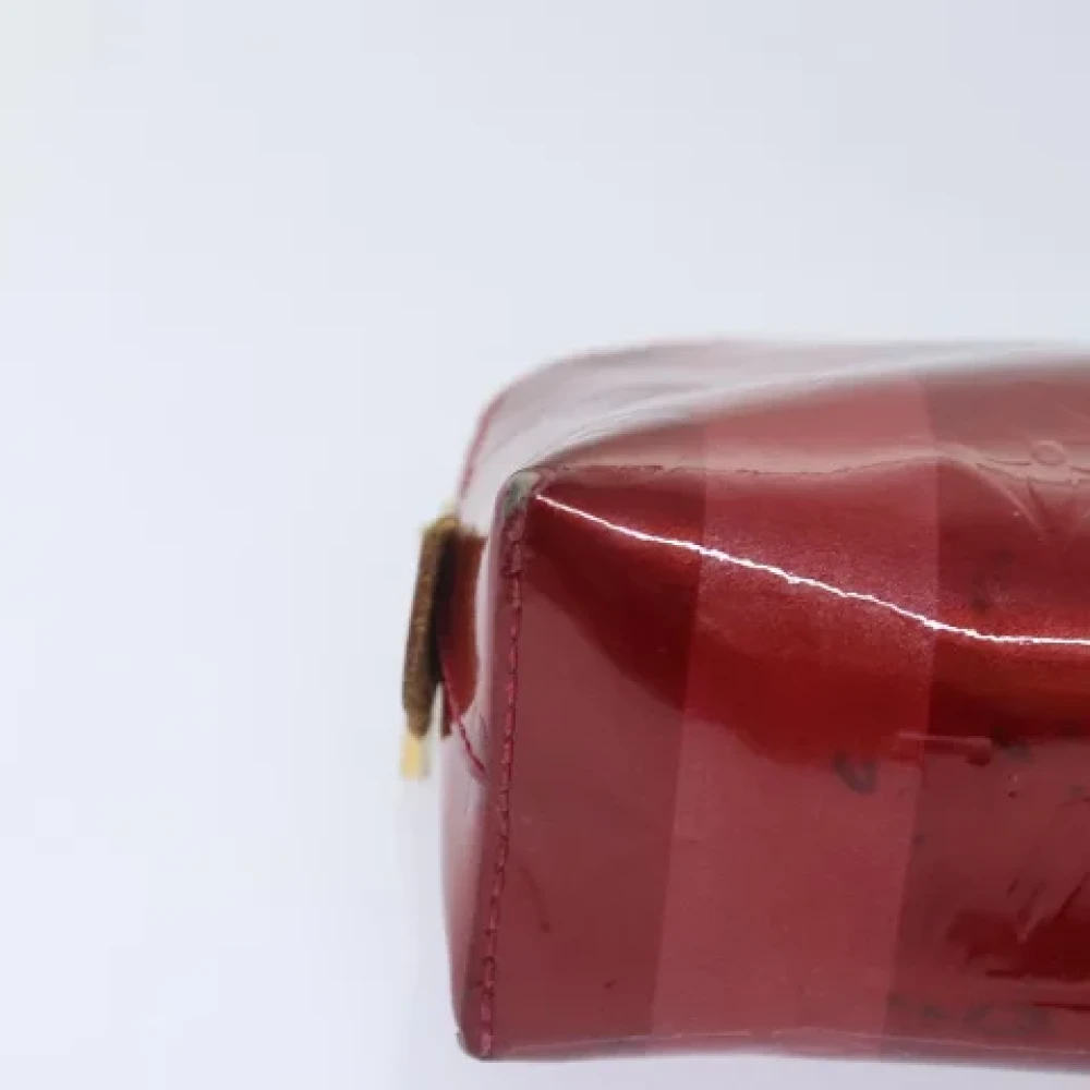 Louis Vuitton Vintage Pre-owned Leather pouches Red Dames