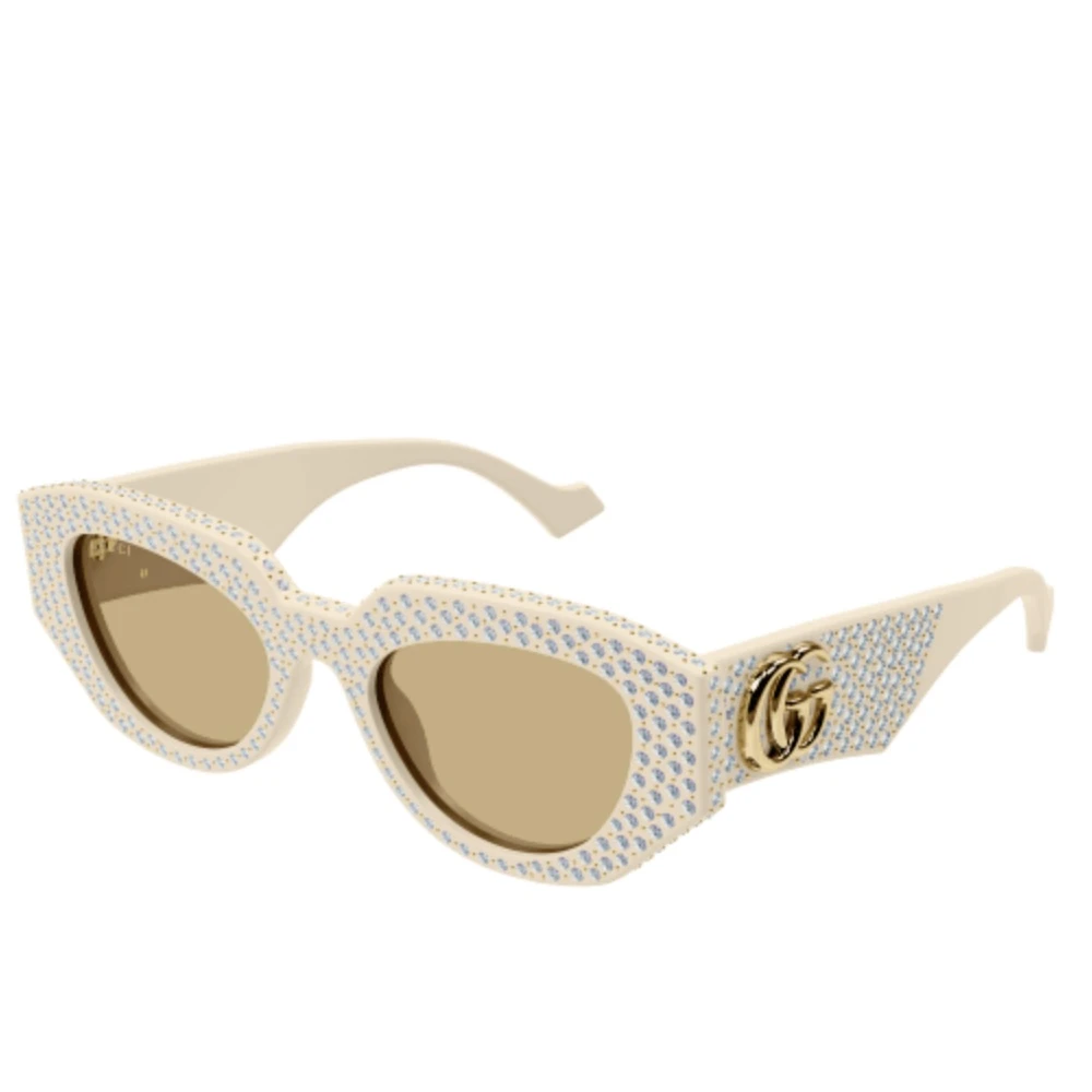 Gucci Women's Beige Fashionable Sunglasses
