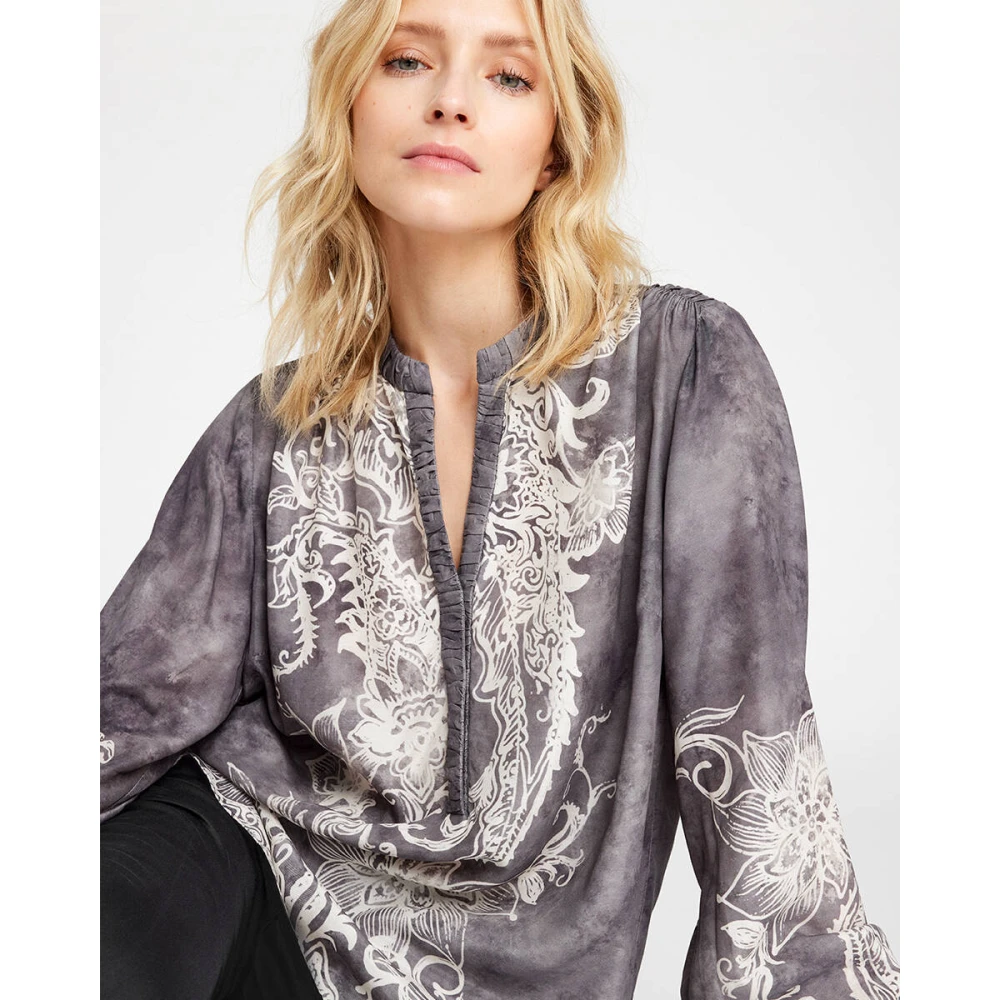 Gustav Lange Mouw Blouse Sikka Stijl Gray Dames
