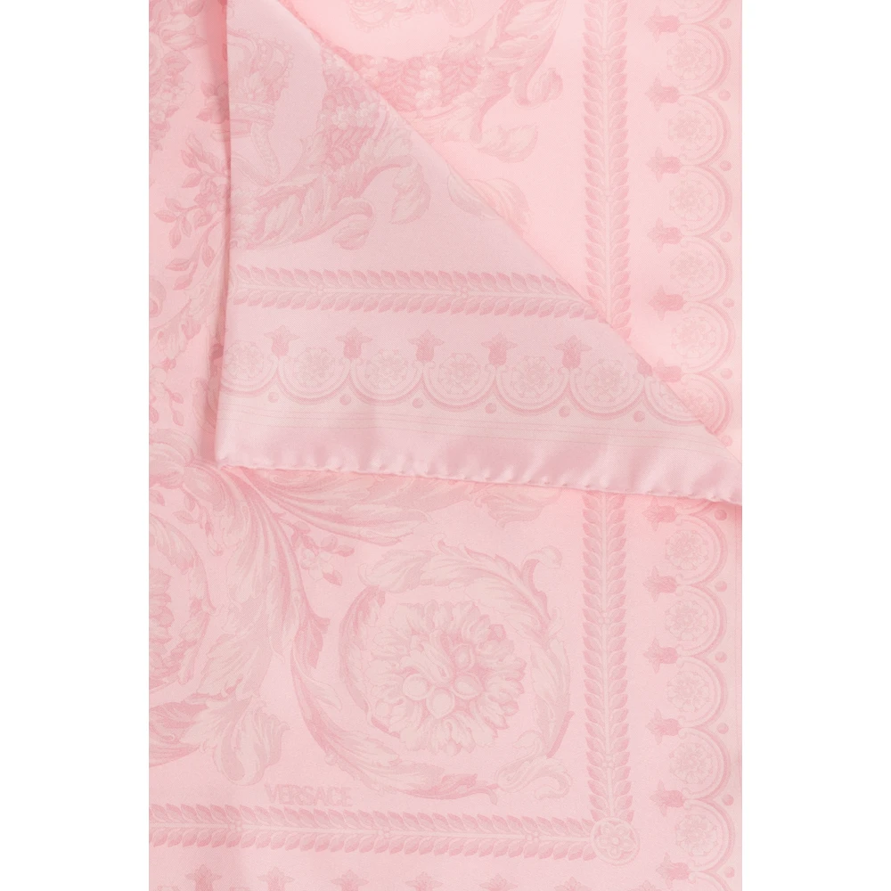 Versace Zijden sjaal Pink Heren