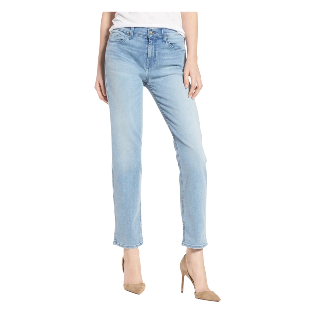 7 For All Mankind Slim Fit Jeans Blue Dames