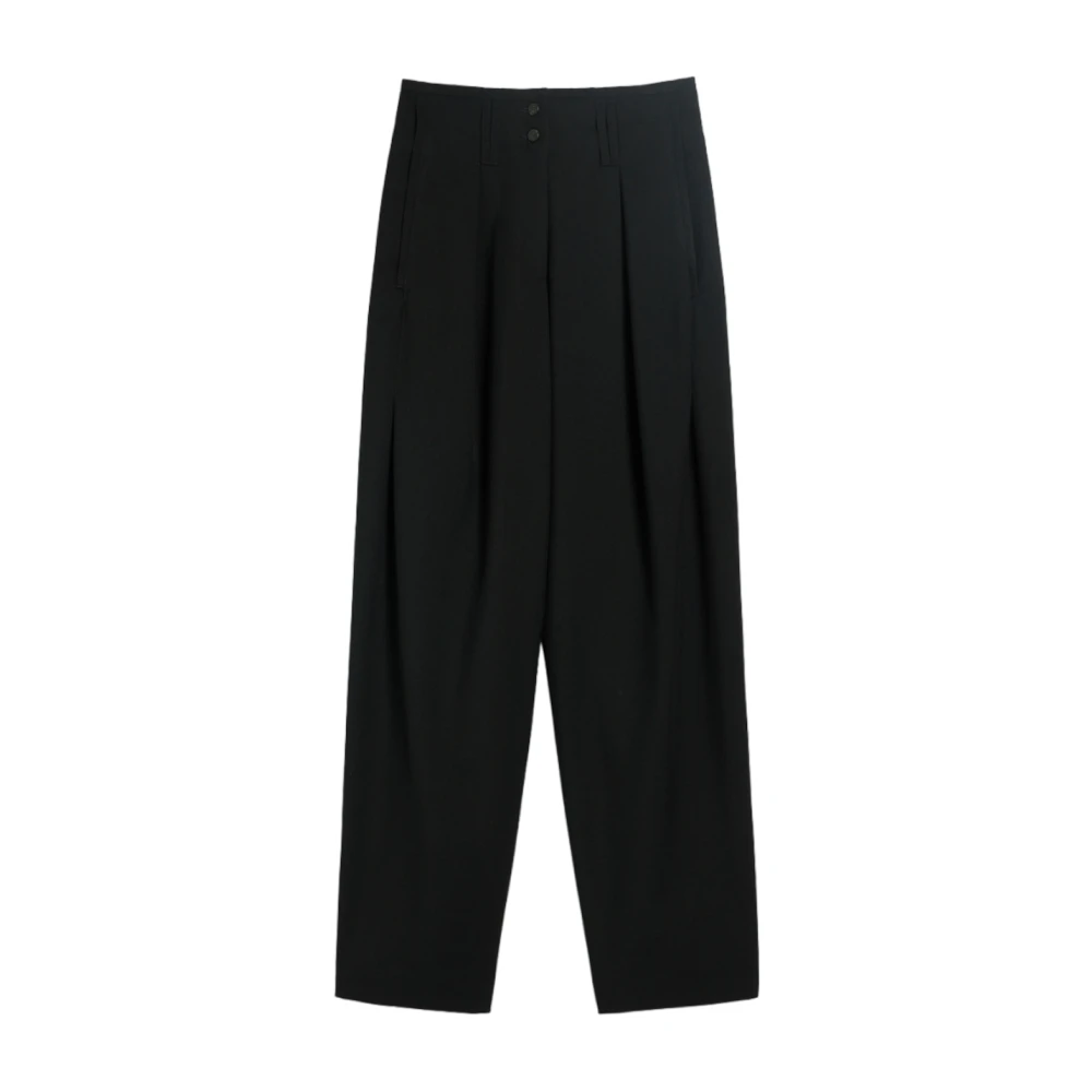 Max Mara Weekend Zwarte Broek Dingey Stijl Black Dames